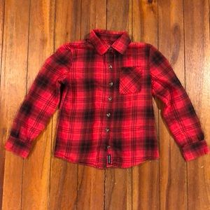Magellan Girls Long-sleeve Flannel Shirt Size Small